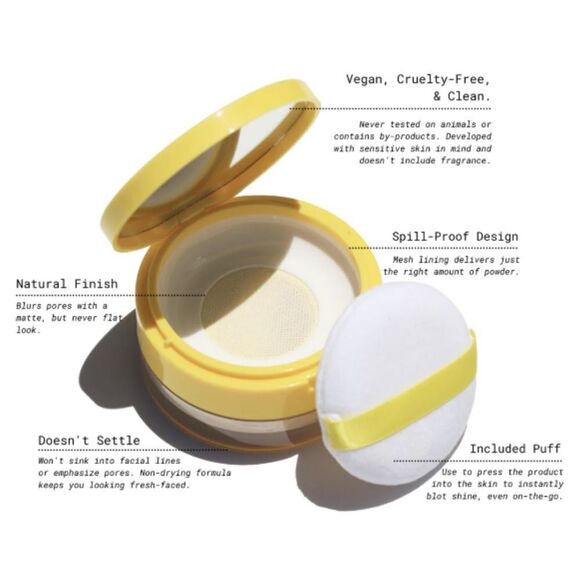 Half Caked Star Bright Loose Setting Powder (Translucent 1.0) - Picture 5 of 7